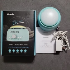 AIBAOLO White Noise Machine, Sleep Sound Machine for Baby Kids Adults, 24 Sounds