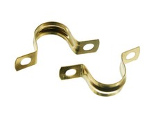Plumbing Fitting Pipe Clip Copper Saddle Band Type 15mm Pack Of 40