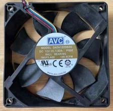 AVC DATA1225B2G PS02 DC12V 1.02A 12CM 4-Wire Case Cooling Fan