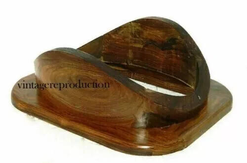 Diving Helmet Brown Wooden Base Stand Divers Helmet vintage Navy Mark V Gift - Picture 2 of 4