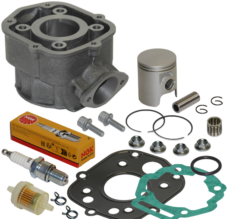 Pack cylindre fonte Euro 3 de haute précision pour Aprilia Rs4 et Derbi Gpr Nude