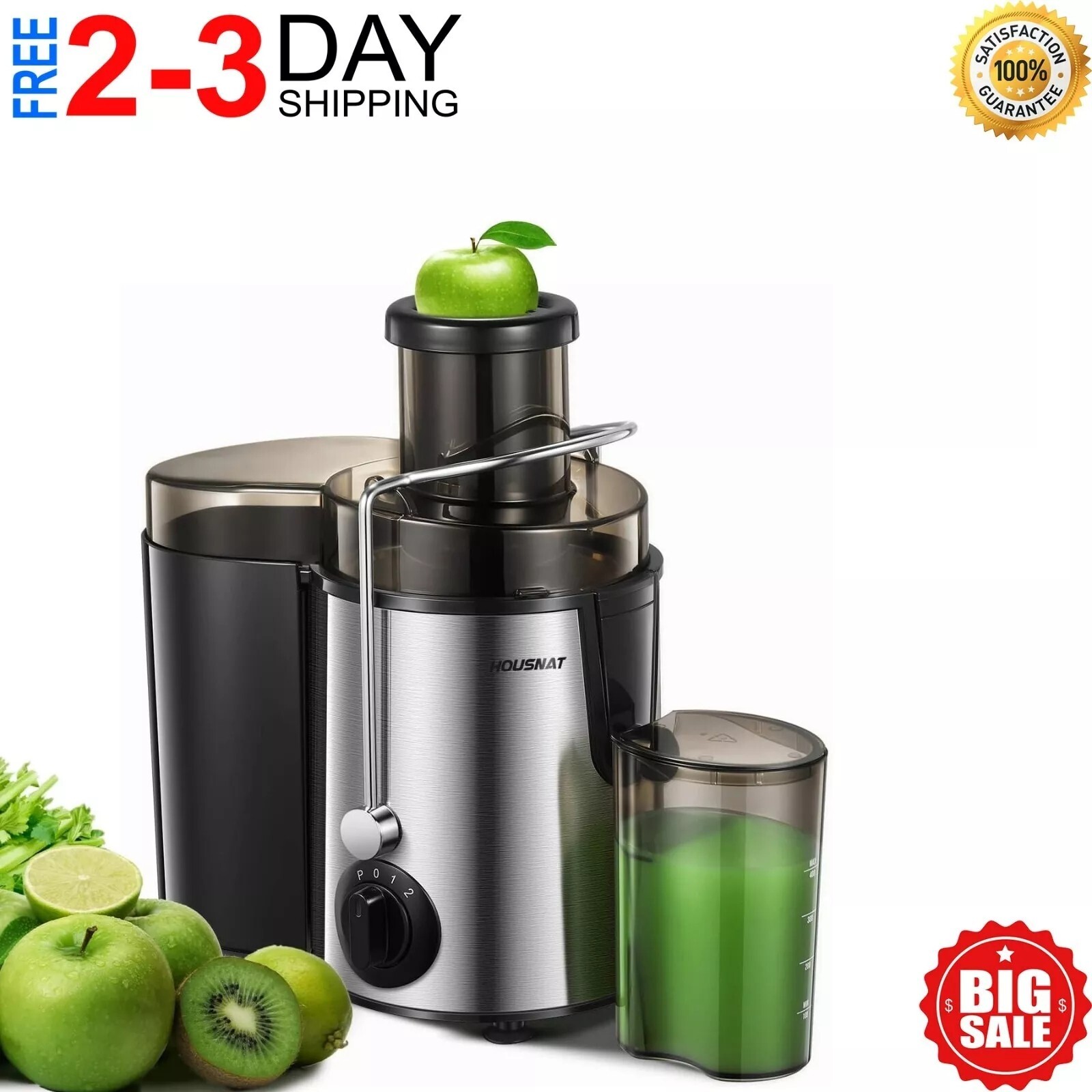 Extractor De Jugo Frutas Y Vegetales Para Hacer Jugos Naturale Maquina Electrica