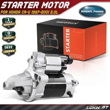 Starter Motor for Honda CR-V 1997 1998 1999 2000 2001 L4 2.0L 1.0KW 12 V CW 9T