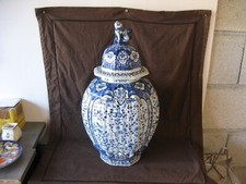 Rarissime Grande Potiche DELFT vers 1700 De Metalen Pot Lambertus Cleffius