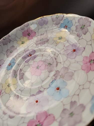 Tuscan Fine English Bone China Pastel Floral Cup & Saucer C9294 England - Picture 10 of 14
