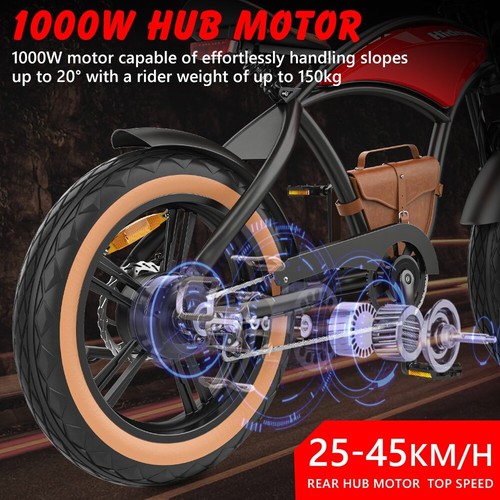 Hidoes B10 20" Fat Tire E-Bike E-Mountain Bike 100OW motor 48V 13Ah battery - Picture 3 of 23