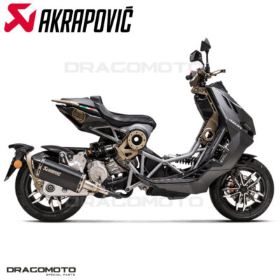 AKRAPOVIC イタルジェット ドラッグスター200 スリップオン ITALJET DRAGSTER 125 / DRAGSTER 200 2021-2023 Exhaust AKRAPOVIC