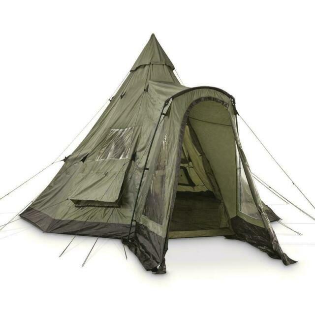 Guide Gear ETP2-1818 Deluxe 18' X 18' Teepee Tent Green for sale