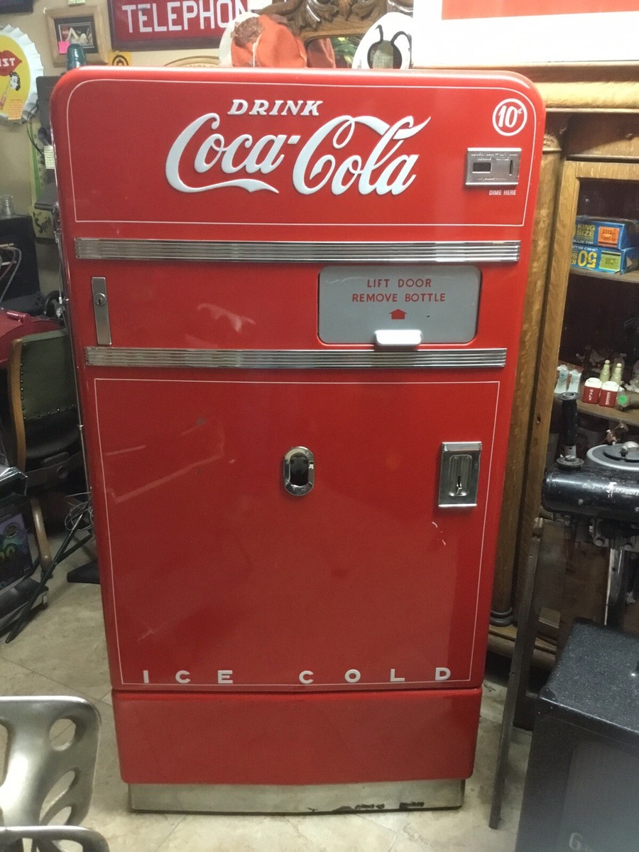 コーラ★3D立体看板　vintage.1940s〜 Rare Vintage 1940s Vendo Model V-83 Coca Cola Vending Machine Ex