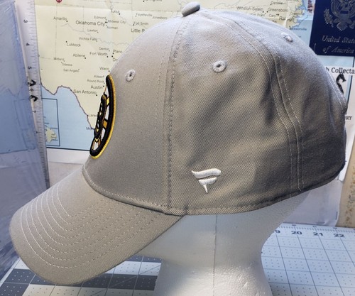 FANATICS Cappello Berretto Uomo Regolabile Grigio Ricamato BOSTON BRUINS Logo Poliestere - Foto 2 di 12