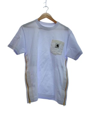 Sacai Tee 24SS Carhartt WIP T-Shirt 3 Cotton White 24-0725S Used 