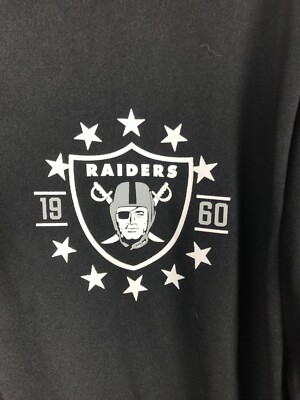 NFL Team Apparel Las Vegas Raiders 1/4 Zip Mock Neck Long
