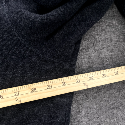 Polo Ralph Lauren Estate Rib 1/4 Zip Sweater Mens 3XL Tall 3XLT Gray LS Mock - Picture 7 of 9