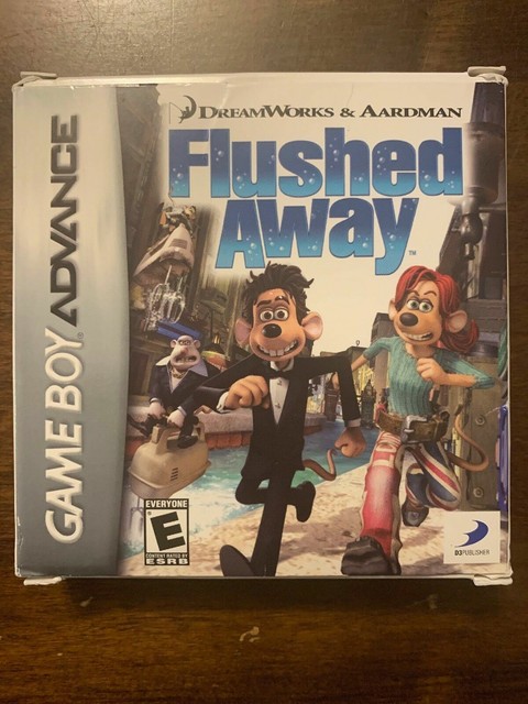 FLUSHED AWAY GAMEBOY ADVANCE COMPLETE W MANUAL FREE S H B39A 