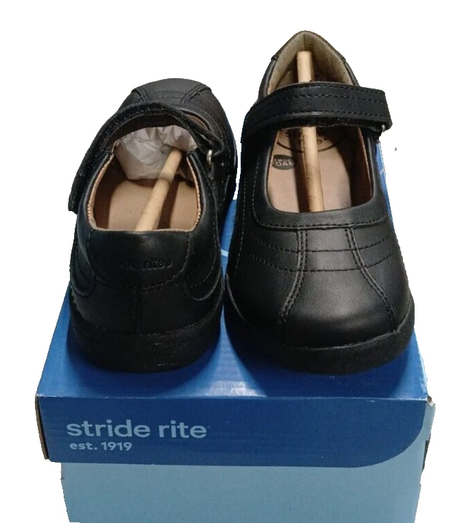Stride Rite Girls Claire Ballet Flat Black Size 12M - Image 2 of 4