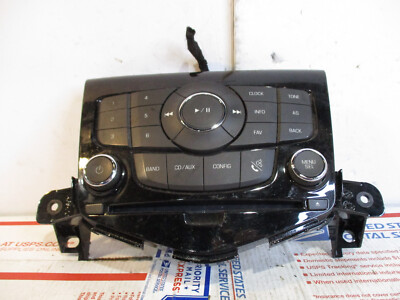   2012 CRUZE CD FACEPLATE PLAYER RADIO AM FM DASH CONSOLE CENTER CONFIG RECEIVER