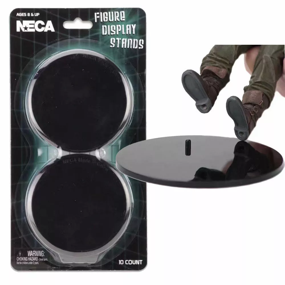 10Pcs NECA Action Figure Display Stands Black For Most 6 8