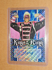 ✨✨ 2018 LEAF METAL SPORTS HEROES WWE STING SIGNED AUTO BLUE REFRACTOR CARD /8