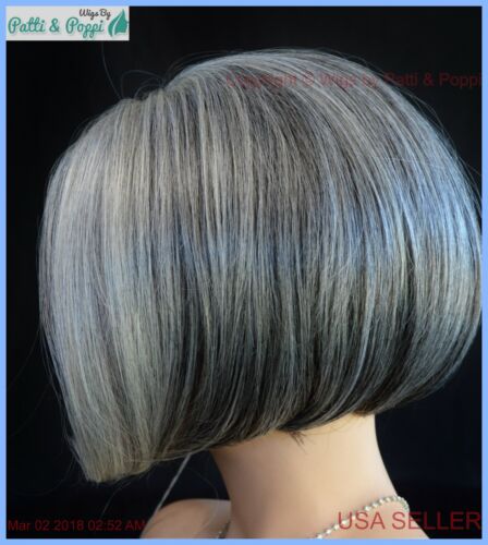 Pelucas de orquídea FABULOSAS BOLD ROP - ENCAJE FRONTAL - Nuevo COLOR GRIS Piedra de cañón - Imagen 8 de 12