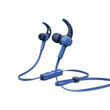 Image of Hama Bluetooth Wireless Connect headphones Navy Blue in-ear, ear-hook (UK)  BNIB