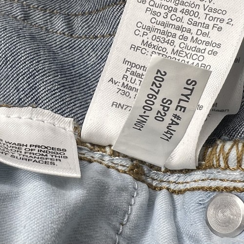 J. Crew 9" High-Rise Toothpick Eco Skinny Jean Ocean Blue Wash AJ471 Sz 32 NWT - Picture 15 of 15