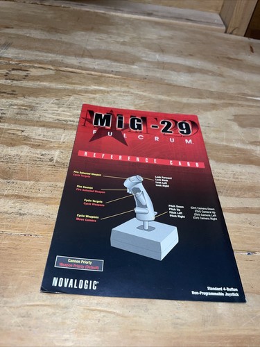 MiG-29 Fulcrum (PC, 1998) Juego Completo Vintage Nuevo Caja Abierta Envío Rápido - Imagen 9 de 20