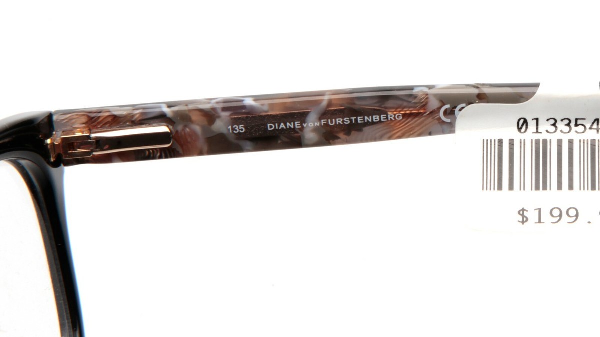 Diane Von Furstenberg DVF 5093 Frame NEW Diane von Furstenberg DVF 5093 001 Black EYEGLASSES  main image 3