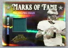 Donovan McNabb 2004 Playoff Absolute Memorabilia Marks of Fame Gold Jersey #/25