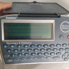 Merriam Webster Dictionary Thesaurus Franklin MWD-1450 TESTED Works Vintage 1997