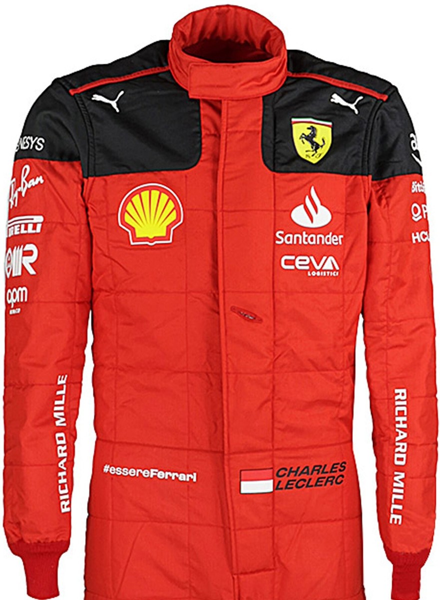 Size XL for 189cm Height Charles Leclrec 2023 Ferrari F1 Go Size XL for 189cm Height Charles Leclrec 2023 Ferrari F1 Go