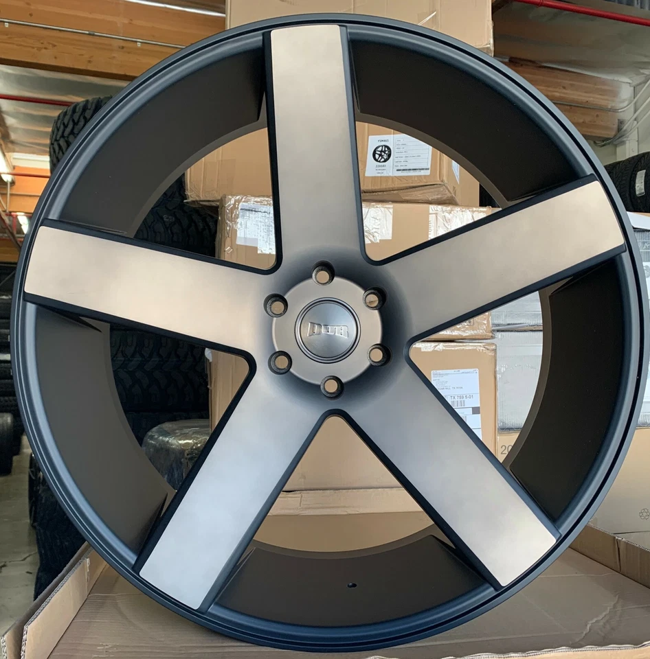 "RUEDAS DUB BALLER S116 22"" TINTE NEGRO NEUMÁTICOS GMC CHEVY ESCALADE LLANTAS TAHOE YUKON" Foto 2 de 4