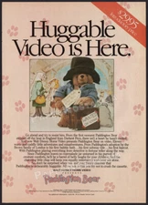 PADDINGTON BEAR__Original 1985 print AD / ADVERT__Walt Disney__Michael Hordern