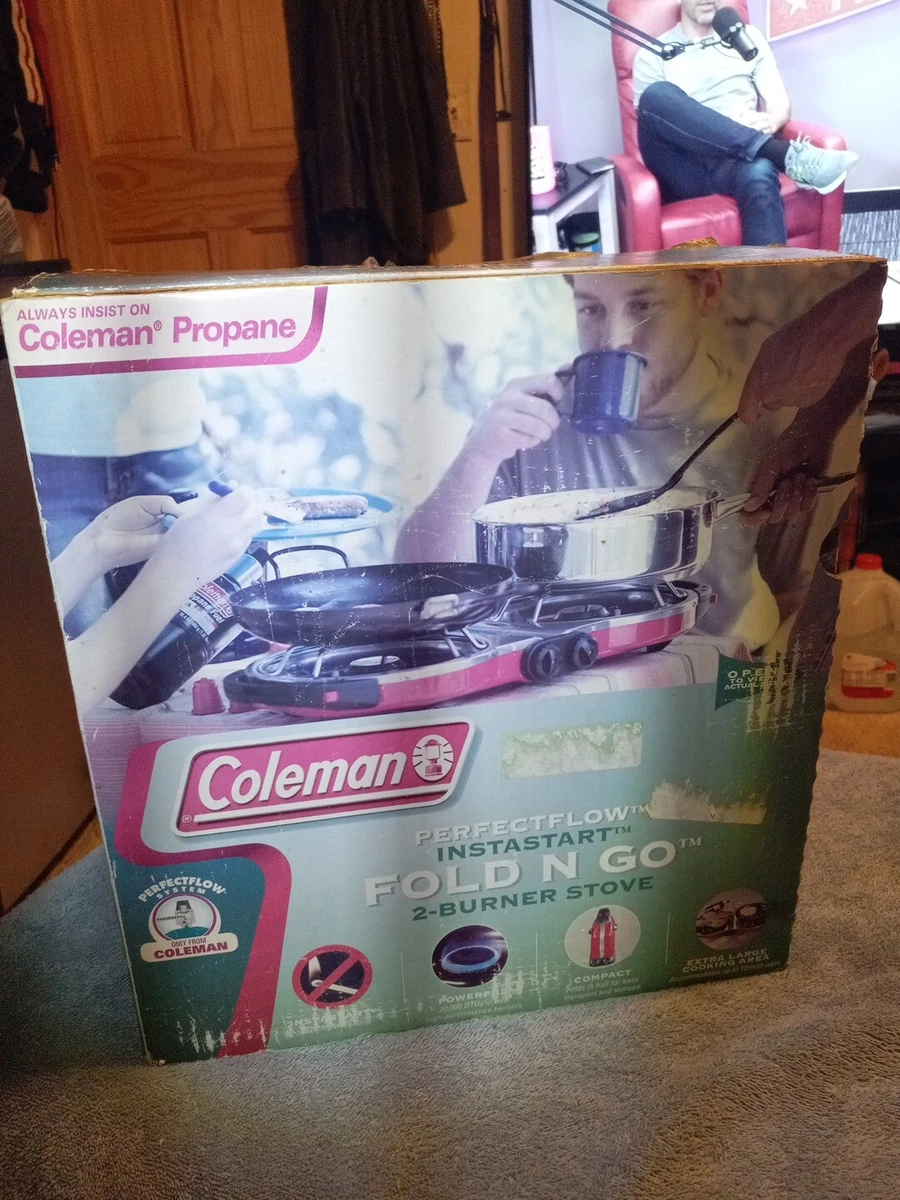 Coleman Fold N Go Propane Stove 2 Burner