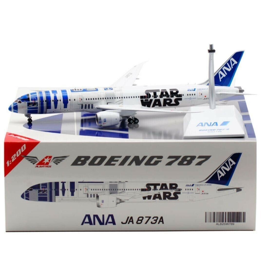 Star Wars R2-D2 ANA B787 ALBATROSS Aircraft Model 1: 200 ALB2SW789