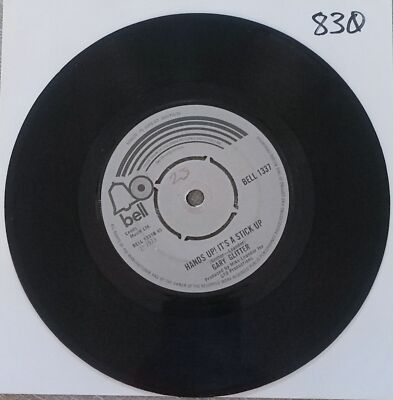 I Love You Love Me Love / Hands Up! Its A Stick Up, Gary Glitter Single 7  Vinyl
