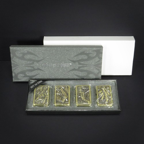 Wind-Proof Lighters Guns Firearms - Set Of 4 - 3D Gun Front Plates - NEW!!