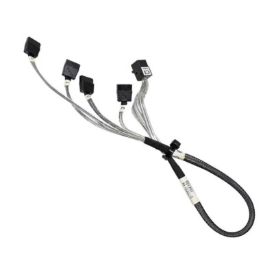 Amphenol RHS36-2571 Mini SAS HD SFF-8643 to SATA Breakout Cable 12Gb/s Cable 40''