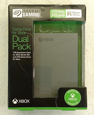 Seagate Game Drive for Xbox Dual Pack 2TB Game Drive ONLY!