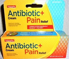 Natureplex Antibiotic Cream+Pain Relief Lot of 1, 2, 3 & 6 (0.33 Oz/ 9.4 gr) * 