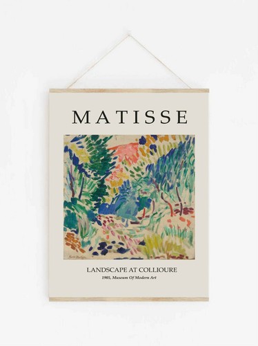 Henri Matisse Landscape at Collioure Exhibition Vintage Wall Art Poster Print - Picture 3 of 5