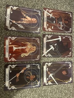 Fairyloot Tarot Cards A Court of Thorns and Roses ACOTAR. Sarah J Maas