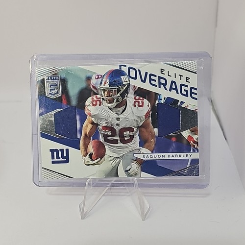 2019 Panini Donruss Elite Football Elite Coverage Saquon Barkley