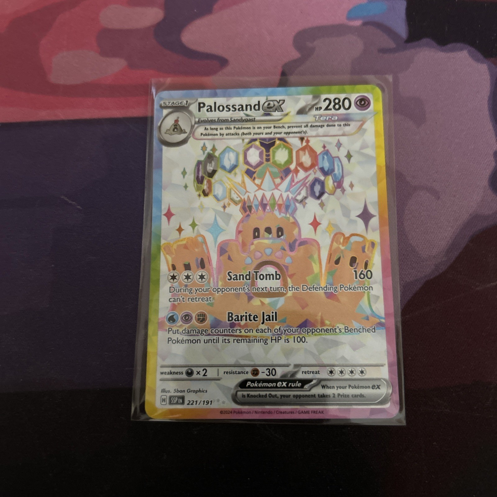 Palossand ex 2024 Scarlet & Violet: Surging Sparks #221/191 Ultra Rare  (Full Art) Price Guide - Sports Card Investor