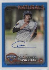 2024 Topps Pro Debut Blue Foil Auto /150 Cayden Wallace #PD-24 Auto 1f5h