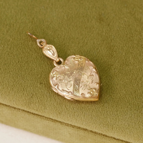10K Gold Filled Heart Locket "Mary Ruth"