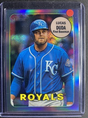 Duda, Lucas - 2018 Heritage High Number - Purple Chrome Refractor