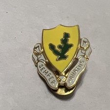 US ARMY - 12TH CAVALRY DIVISION PIN - V-21 Made In USA