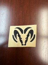Dodge Ram Sticker Black 2