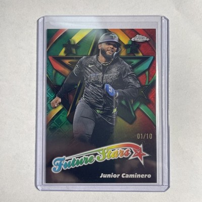 Junior Caminero 2025 Topps Chrome Future Stars 1/10 Black  FS-18
