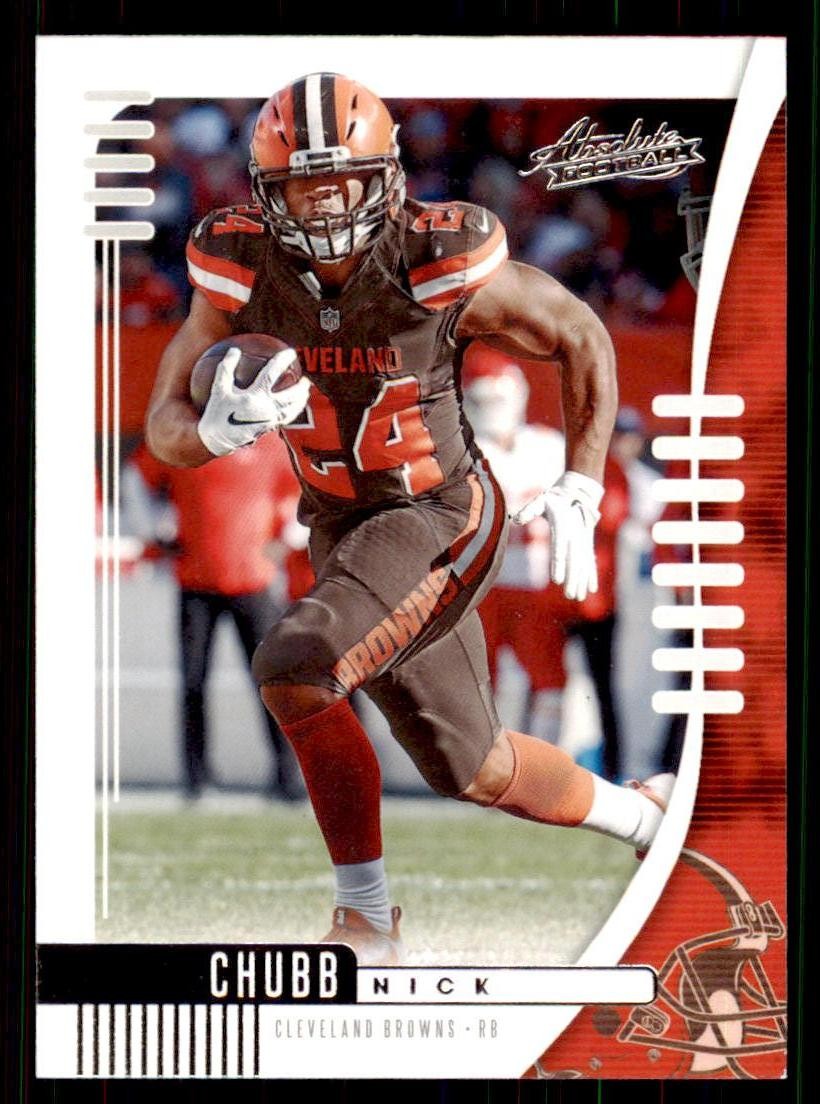 2019 Panini Absolute #22 Nick Chubb Retail Cleveland Browns